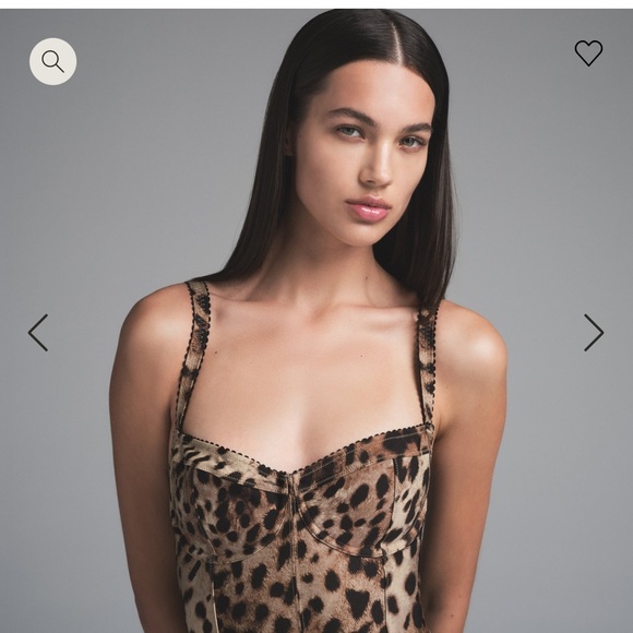 SOLD 🐆 NWT Dolce&Gabbana X Skims Body Bodysuit Size M 🐆 - Picture 4 of 9